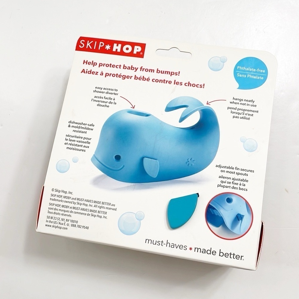 NEW Skip Hop Moby bath spout cover in blue - Picture 3 of 3